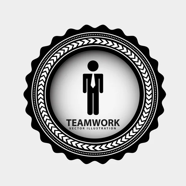 Teamwork design — Stock Vector