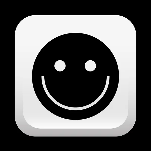 Conception de visage heureux — Image vectorielle