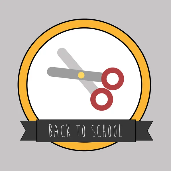 Backto school design — Stock Vector