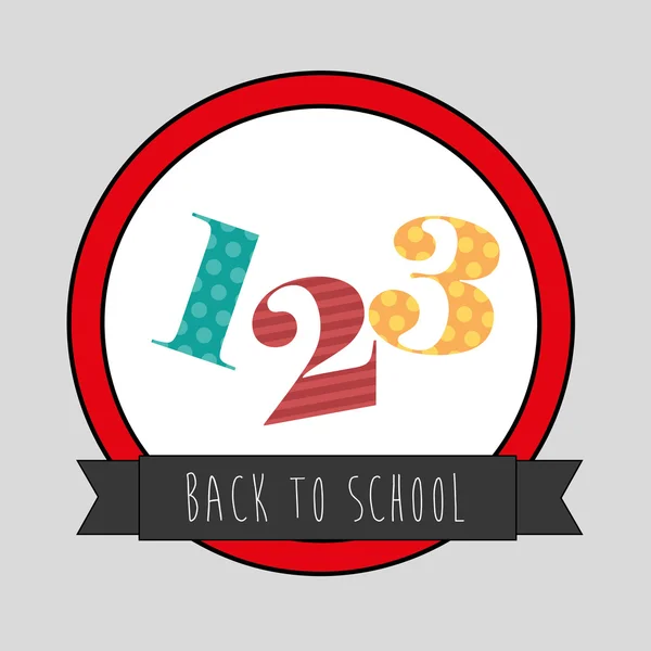 Backto school ontwerp — Stockvector