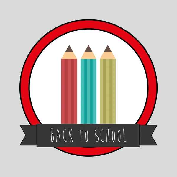 Backto school ontwerp — Stockvector