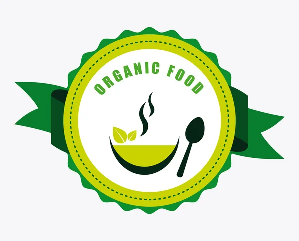 Design de alimentos orgânicos —  Vetores de Stock