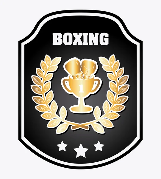 Diseño de boxeo — Archivo Imágenes Vectoriales