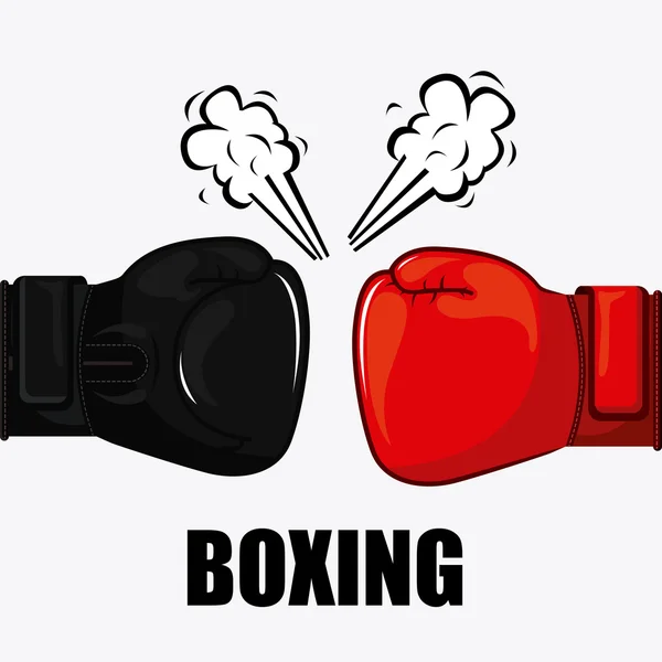 Conception de boxe — Image vectorielle