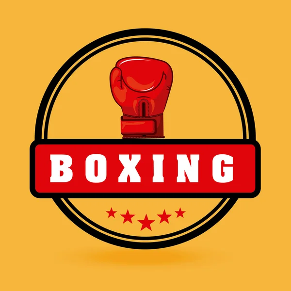 Boxning design — Stock vektor