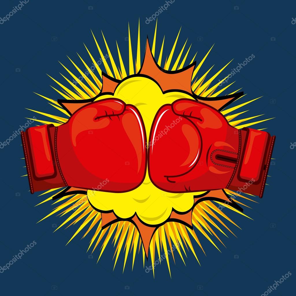 Boxing design — Stock Vector © yupiramos #57541429