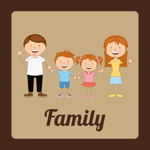 Family design — Stock Vector