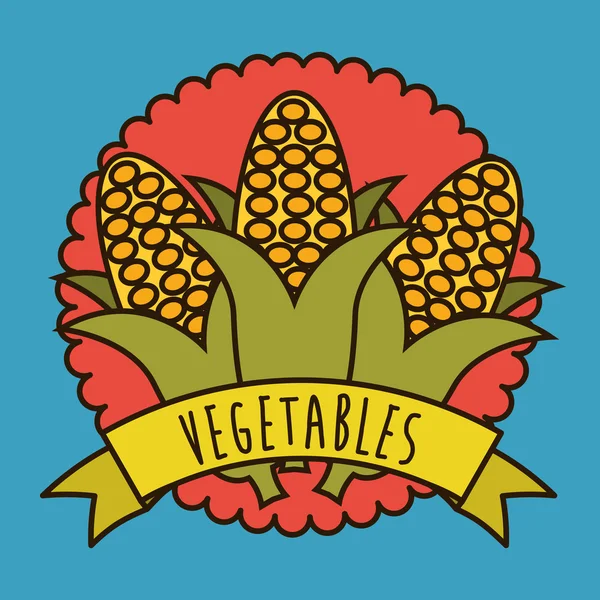 Desenho de vegetais — Vetor de Stock