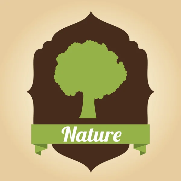 Desenho da natureza — Vetor de Stock