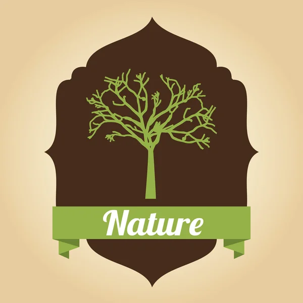 Desenho da natureza — Vetor de Stock