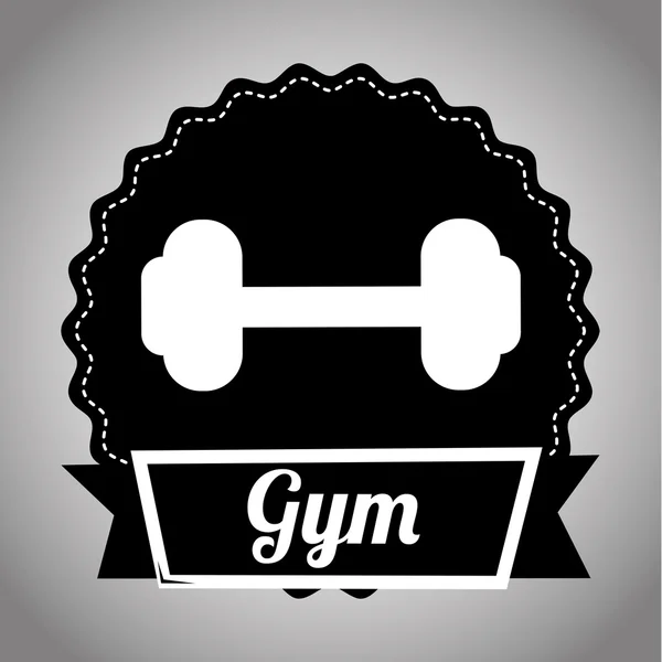 Diseño de fitness — Vector de stock