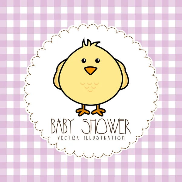 Babby shower design — Stock Vector