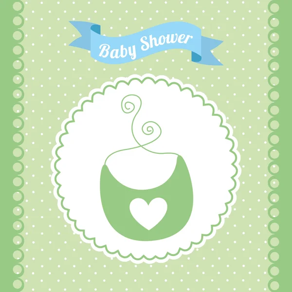 Babby shower design — Stock Vector