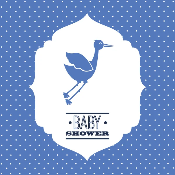 Babby shower design — Stock Vector