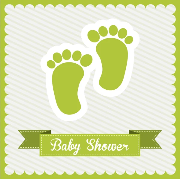 Baby shower design — Stock Vector