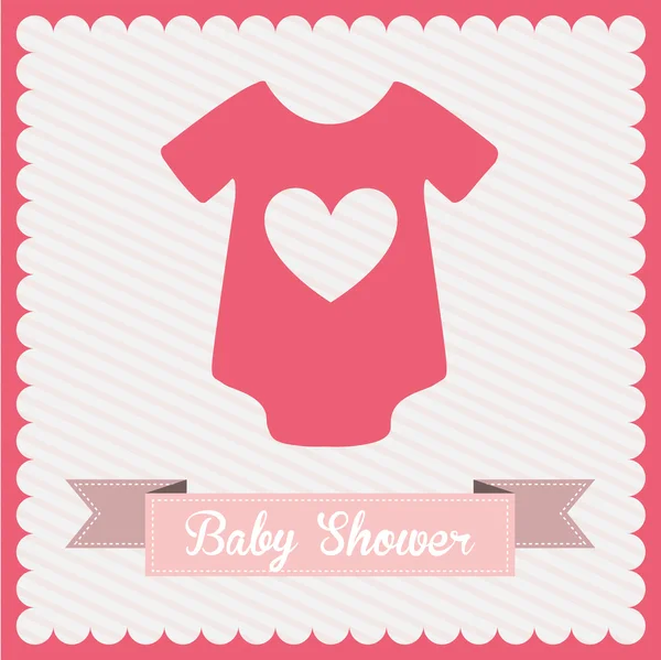 Baby douche ontwerp — Stockvector