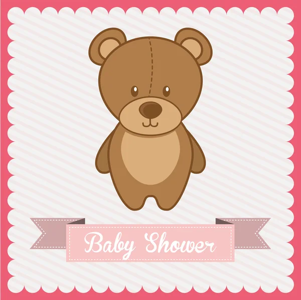 Baby douche ontwerp — Stockvector