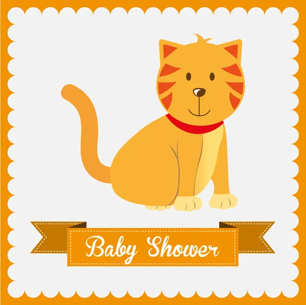 Baby douche ontwerp — Stockvector