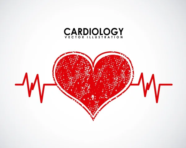 Cardiology design — Stock Vector