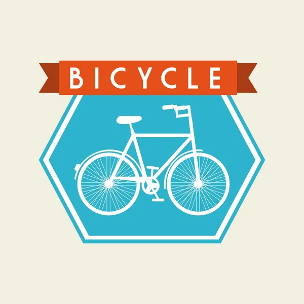 Bicycle design — Stock Vector