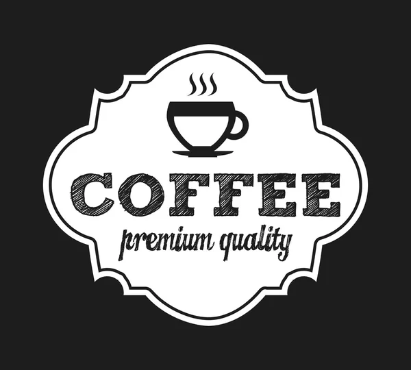 Diseño de café — Vector de stock