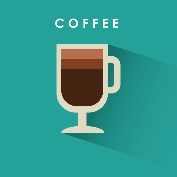 Kaffeedesign — Stockvektor