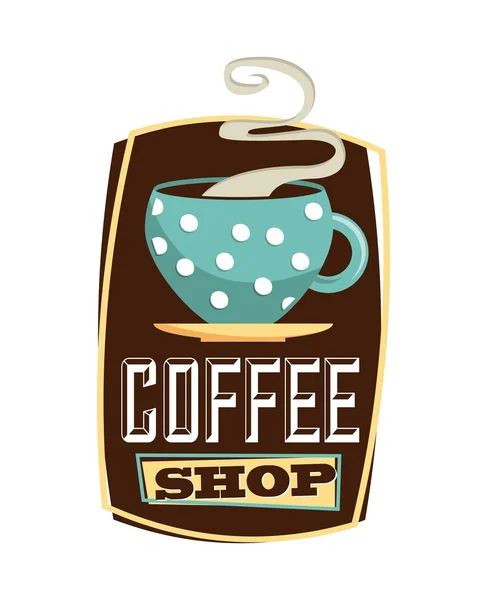 Diseño de café — Vector de stock