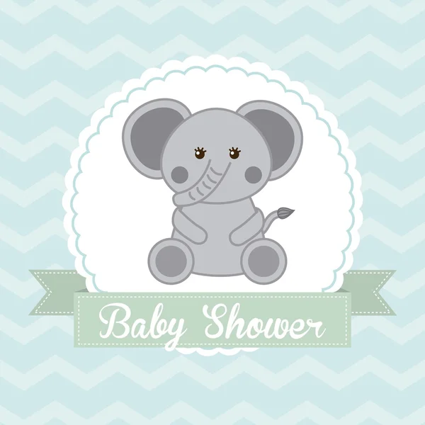 Baby shower design — Stock Vector