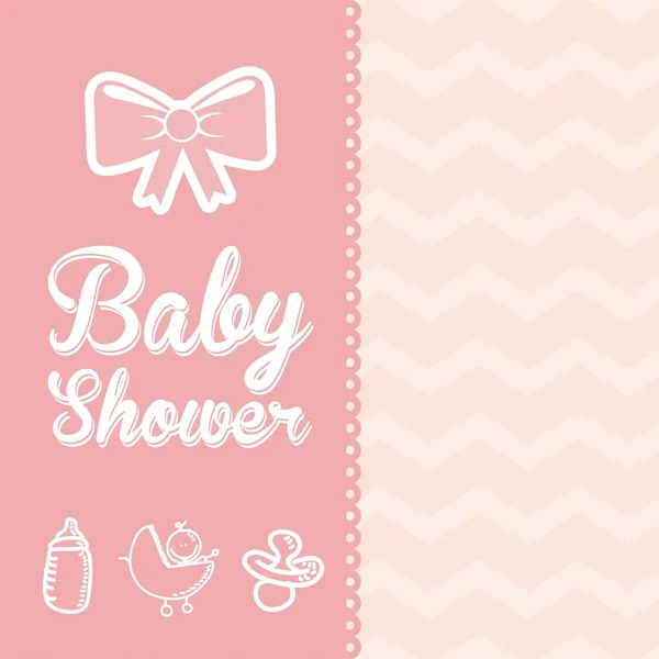 Baby douche ontwerp — Stockvector