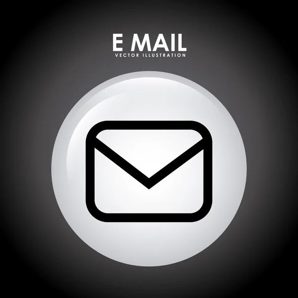 Progettazione di e-mail — Vettoriale Stock