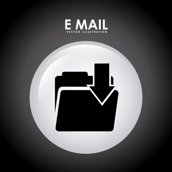 Progettazione di e-mail — Vettoriale Stock