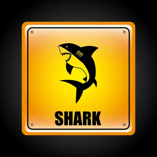 Projeto do tubarão — Vetor de Stock