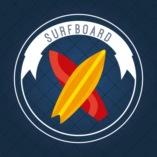 Surf design — Stock Vector