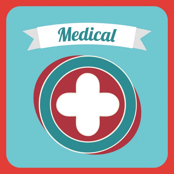 Diseño médico — Vector de stock