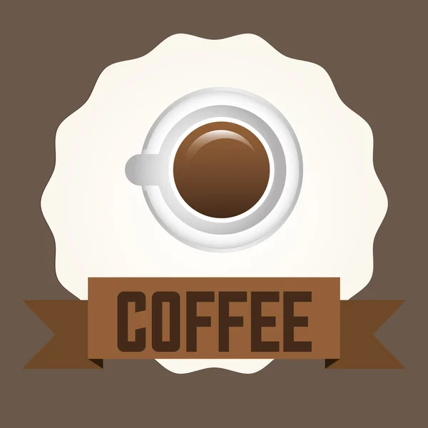 Kaffeedesign — Stockvektor