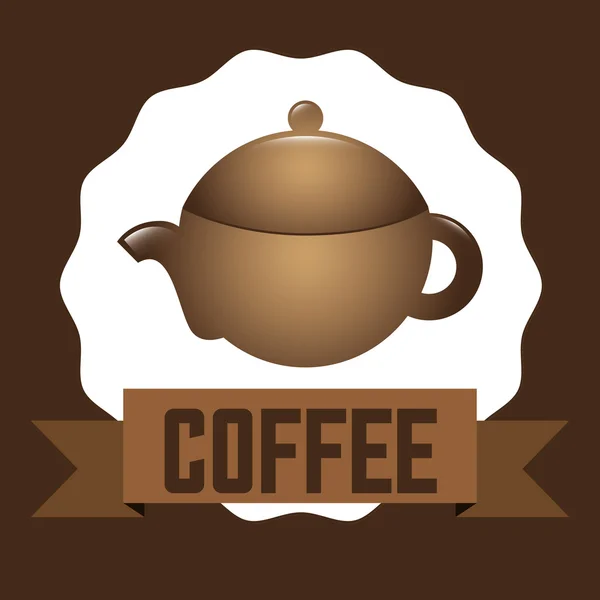 Koffie ontwerp — Stockvector