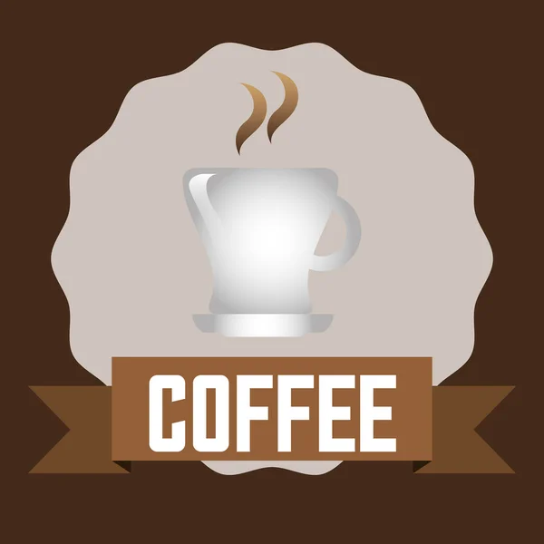 Kaffeedesign — Stockvektor