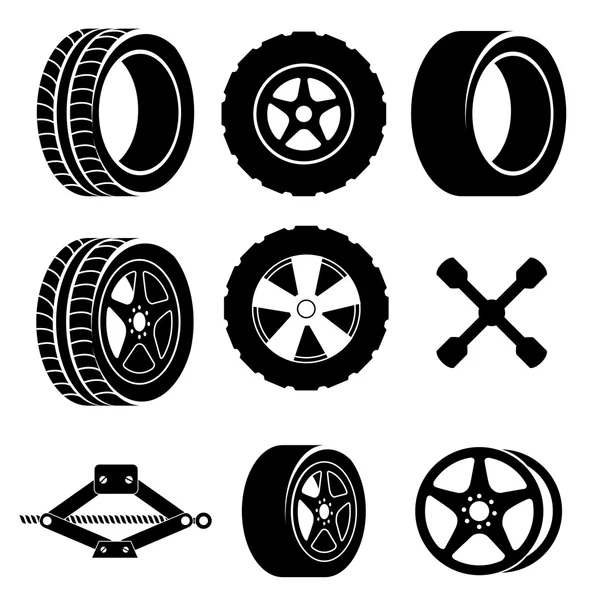Conception des pneus — Image vectorielle