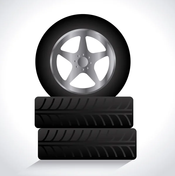 Design de pneus — Vetor de Stock