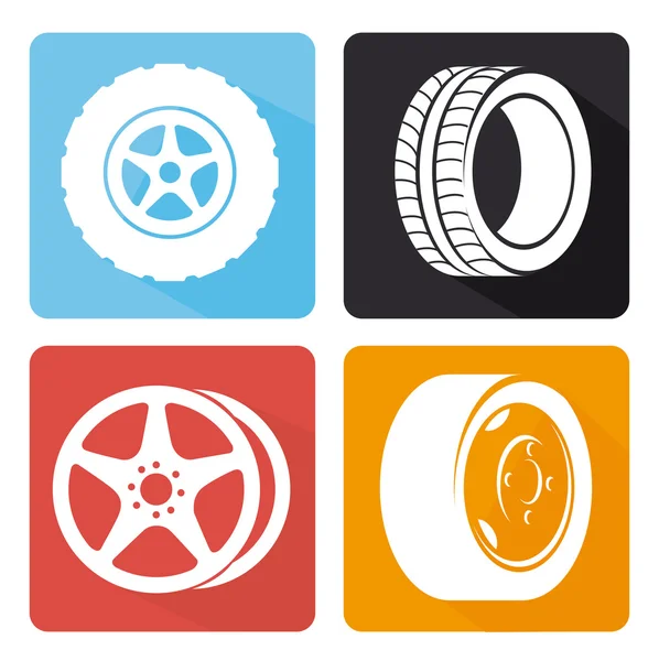 Tire design — Stock Vector