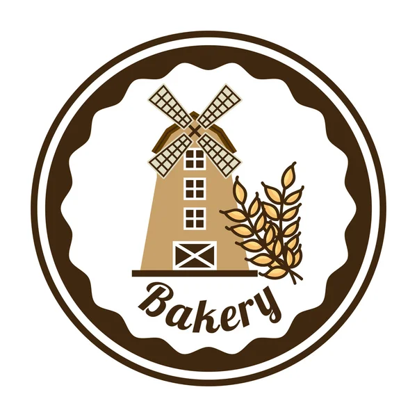 Conception de boulangerie — Image vectorielle