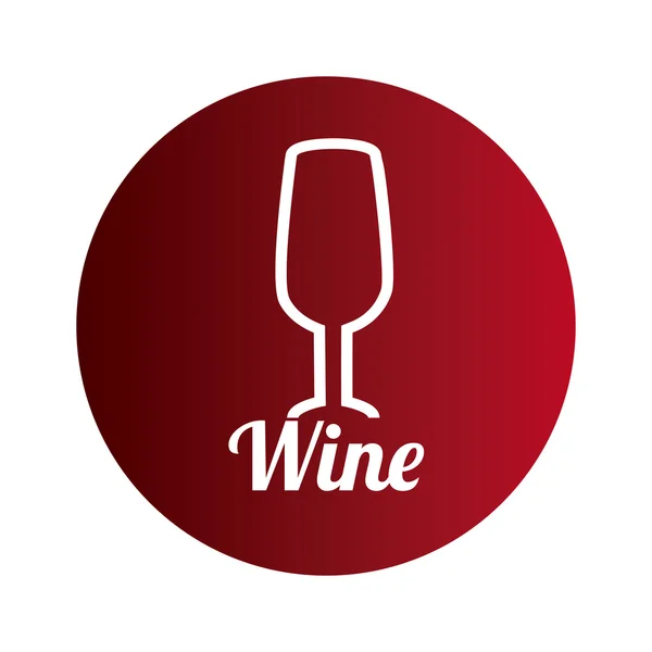 Diseño del vino — Vector de stock