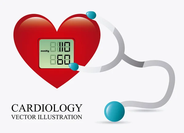 Cardiologie ontwerp — Stockvector