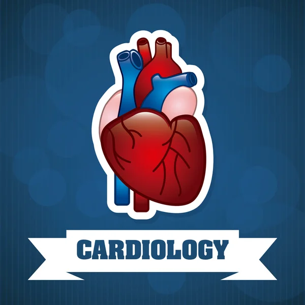 Cardiologie ontwerp — Stockvector