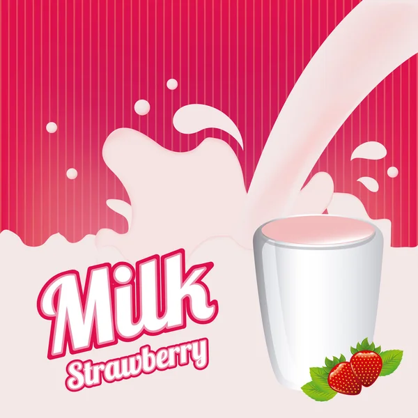 Milk design — Stock Vector