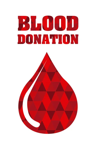 Donar sangre diseño — Archivo Imágenes Vectoriales