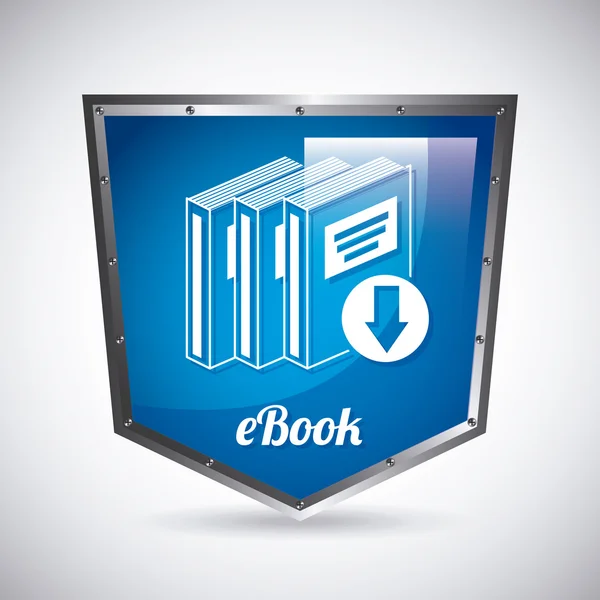 Projekt ebook — Wektor stockowy