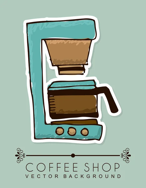 Diseño de café — Vector de stock