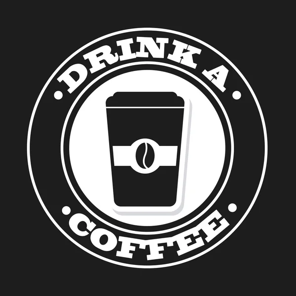 Diseño de café — Vector de stock