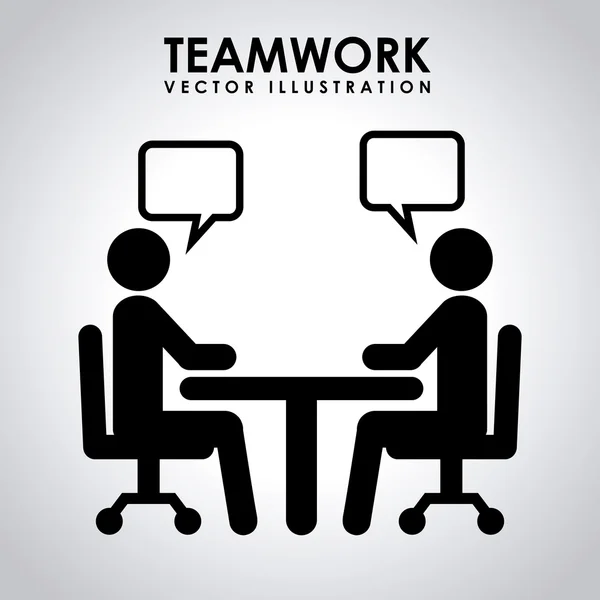 Teamwork design — Stock Vector